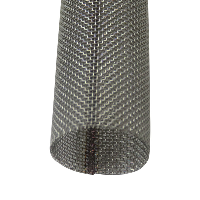 100 150 300 500 micron stainless steel wire mesh screen cylinder filter mesh tube