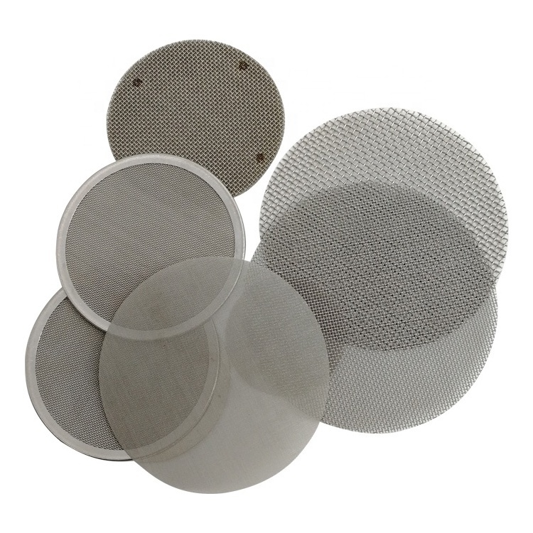 Stainless Steel SS304 316  Multilayer Wire Mesh Screen Pack Filter Disc for Filament Spinning