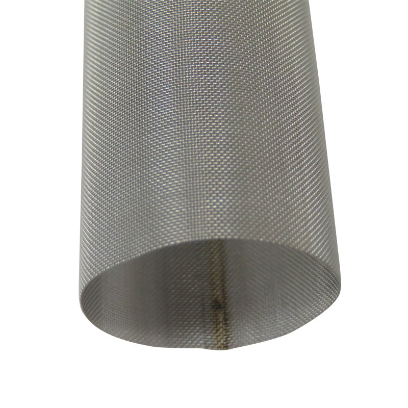 100 150 300 500 micron stainless steel wire mesh screen cylinder filter mesh tube