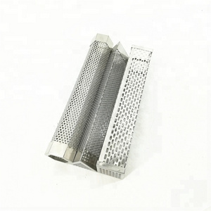 BBQ stainless steel perforated mesh smoker tube/woven mesh cold smoke generator