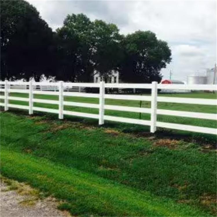 white PVC privacy fence vinyl fence panels 8ft outdoor pvc coated horse fence