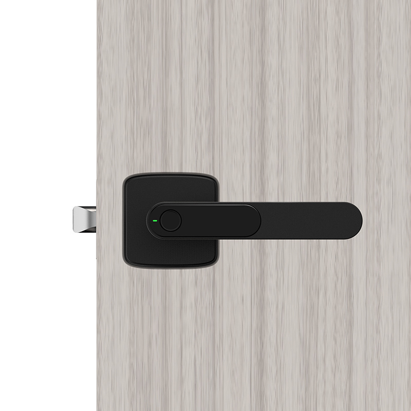 TENON K1 Tuya App Digital Keyless Biometric Fingerprint Door Lock Bluetooth Mini Small Size Handle Smart Lock Square