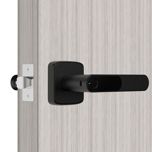 TENON K1 Tuya App Digital Keyless Biometric Fingerprint Door Lock Bluetooth Mini Small Size Handle Smart Lock Square