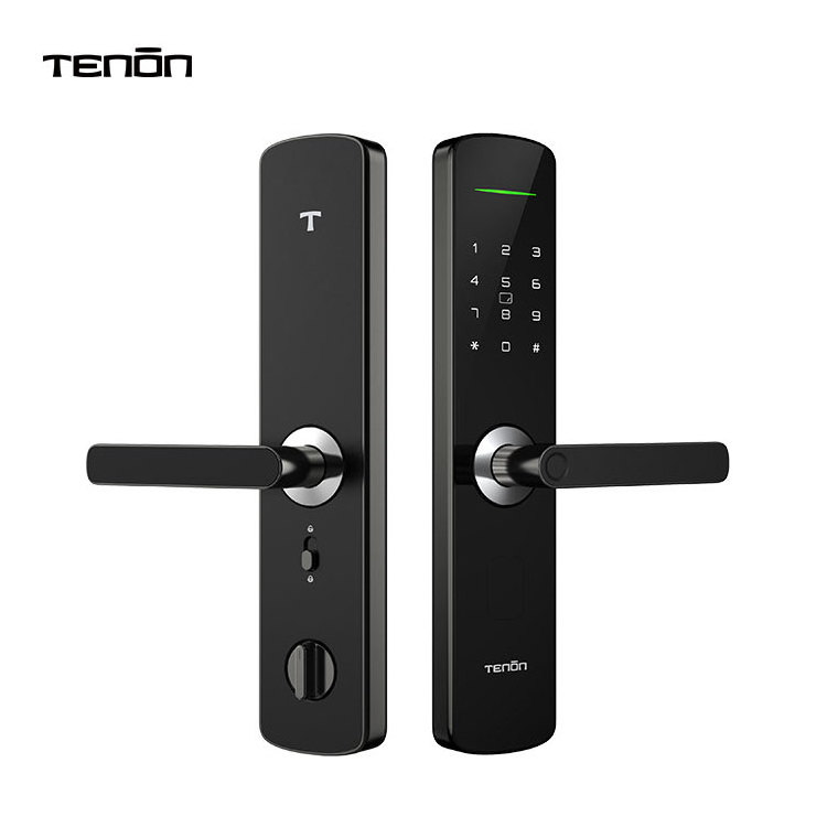 Home Security Electronic Keyless Deadbolt Door Locks Digital Door Handle Waterproof Tuya Biometric Fngerprint Eufy Lock