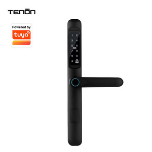 Tenon K9 Digital Keypad Handle Lock Security Intelligent Keyless Tuya Smart Fingerprint Passcode Slim Door Lock