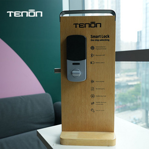 TENON K7 Password Biometric Fingerprint Lock Door Bluetooth Tuya Mobile App Security Digital Smart Lock Deadbolt