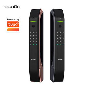 Tenon A7 Key Card Fingerprint Digital Smart Lock Door Tuya App Waterproof Password Electron Smart Lock For Outdoor Gate