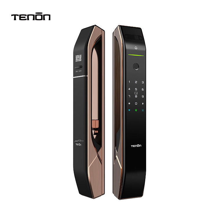 Tenon A7X US Smartlock Face Recognition Fingerprint Smart Home Door Lock Wifi Security Home Lock For Room