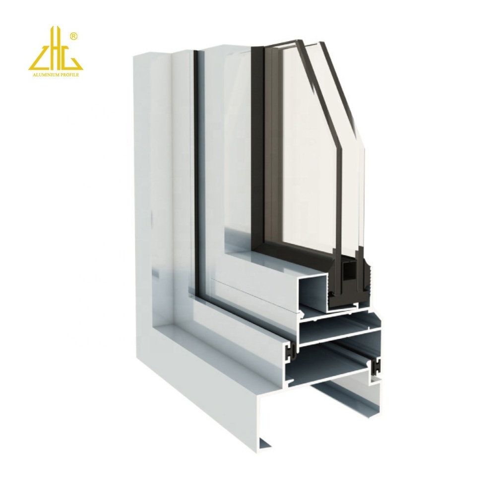 Double Hung Windows Aluminium Profiles Factory Custom Aluminum Alloy Doors and Windows Profiles For Coastal Architecture