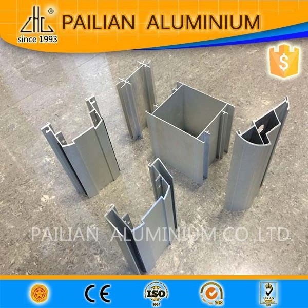 Partition wall sliding door profile,commercial aluminum glass door frame,used office aluminium frame partition china manufacture