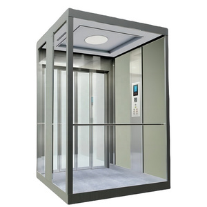 Residential Home Elevator Safety House Lift Panoramic /Hydraulic 2 Floor Stainless Steel Passenger Elevator