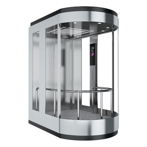 Modern Round Glass Panoramic Luxury Sightseeing Elevator For The Home indoor and outdoor