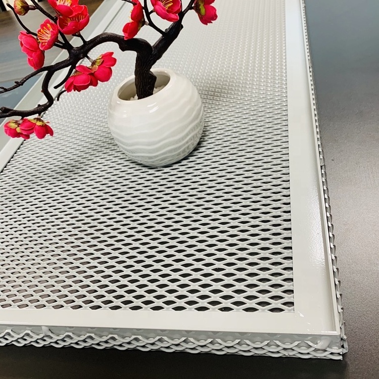 Hot Sale Vinyl Coated Decorative Aluminum Expanded Metal Mesh Ceiling Tile