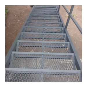 Factory Wholesale Galvanized Expanded Metal Steel Mesh With Frame For Stair Floor