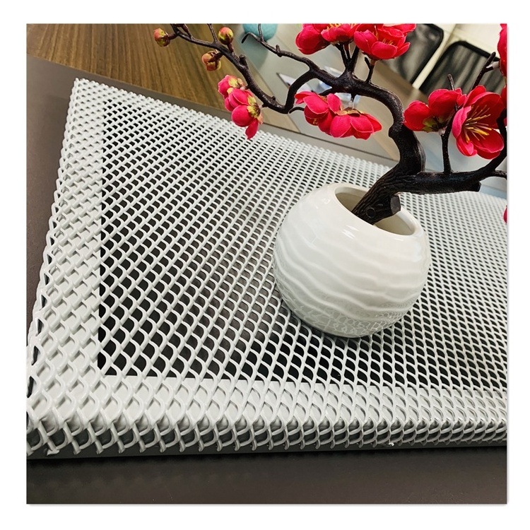 Hot Sale Vinyl Coated Decorative Aluminum Expanded Metal Mesh Ceiling Tile