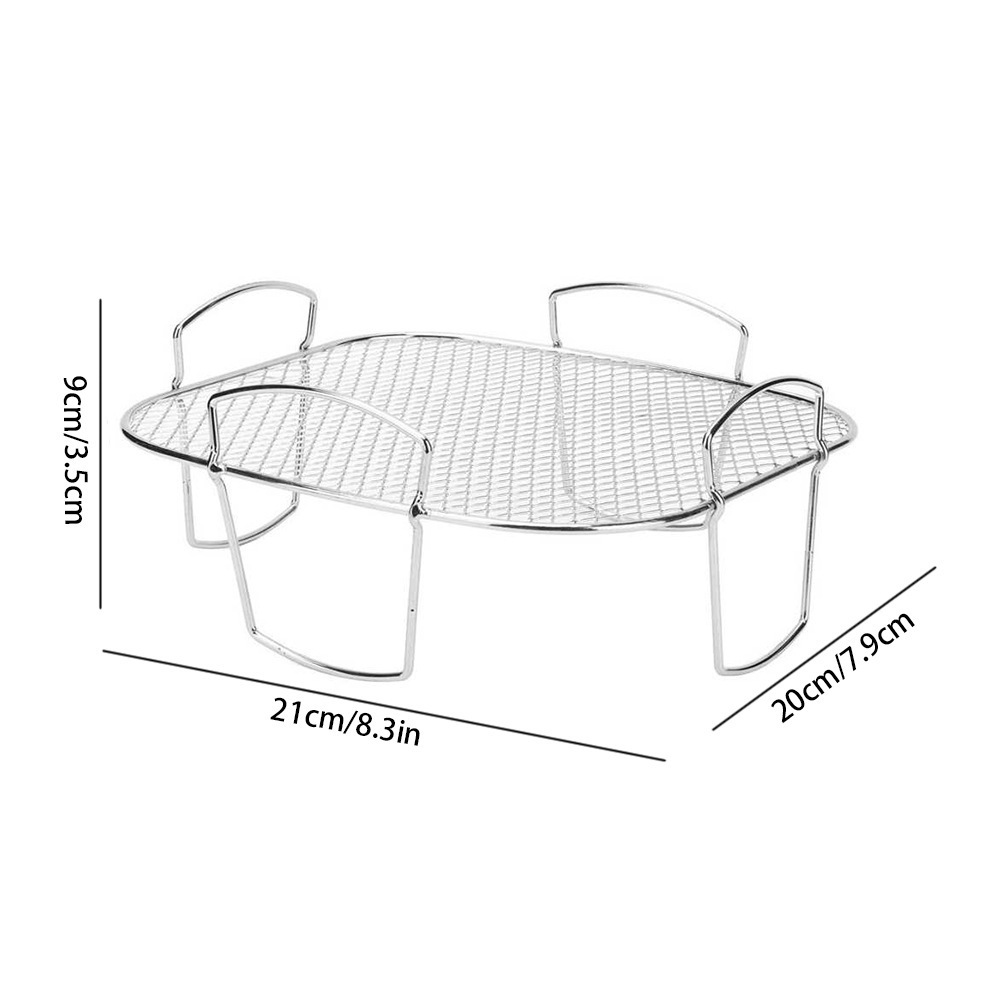 Air Fryer Basket for Oven - Stainless Steel Rimmed Baking Sheet with Wire Rack,Nonstick Tray Air Fry