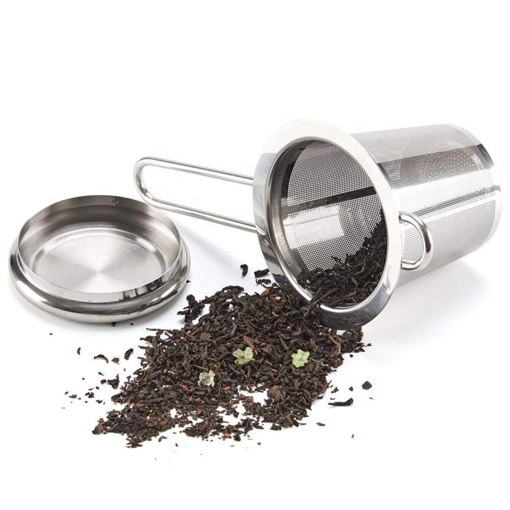 Cylindrical Shaped Stainless Steel Tea Infuser Strainer