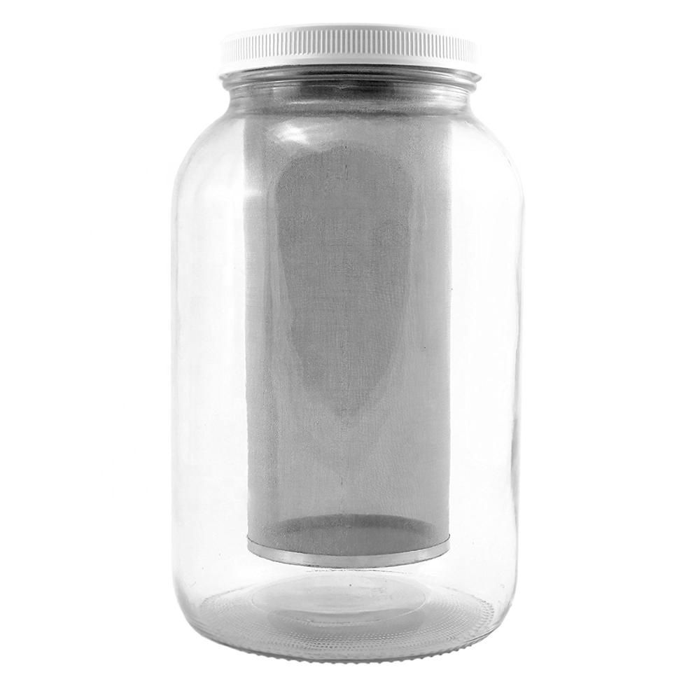 Stainless Steel Cold Brew Coffee Filter For Wide Mouth Mason Jar