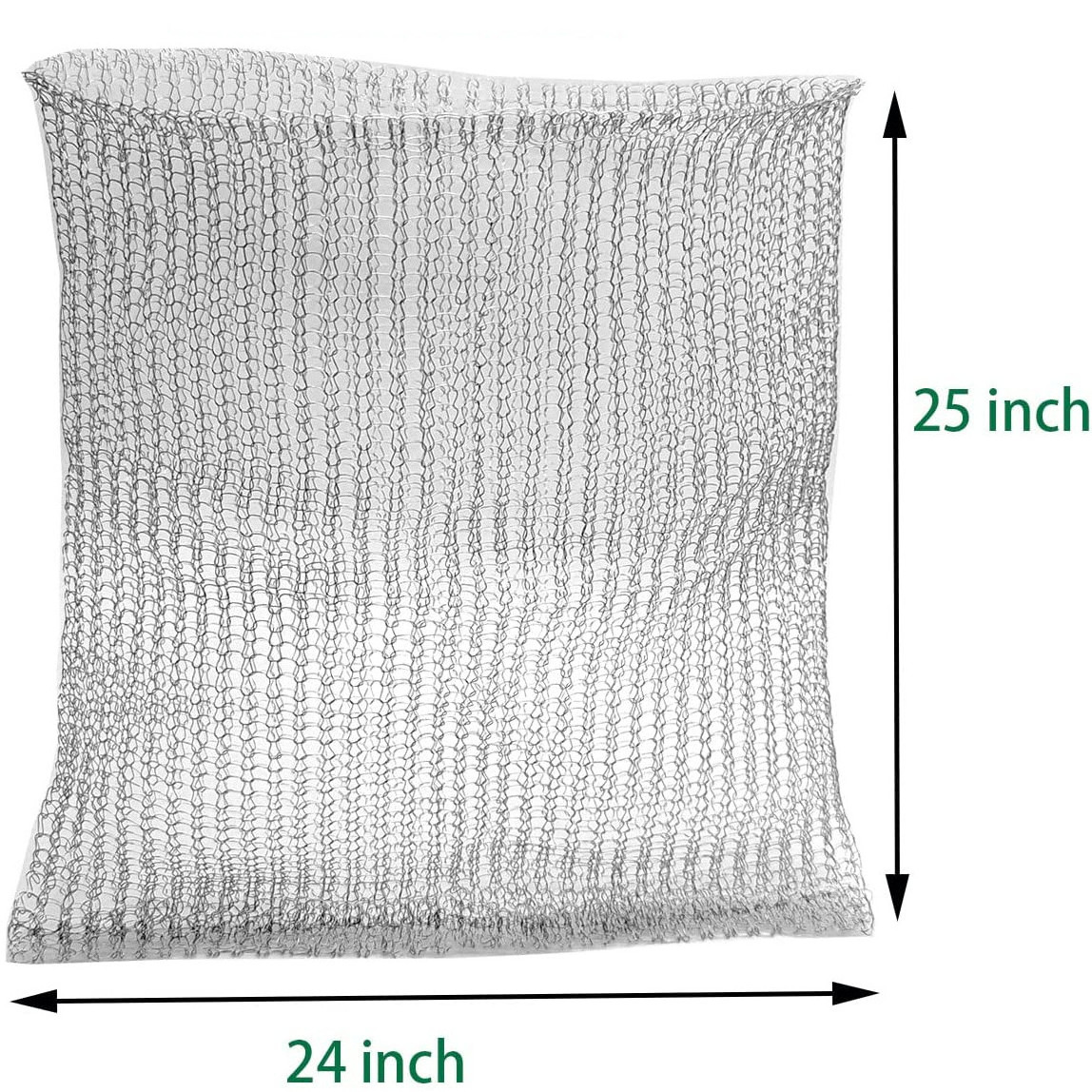 Root Protector Stainless Steel Metal Mesh Bag, Protector Net Bag Insect-Proof and Rodent Proof Wire Mesh