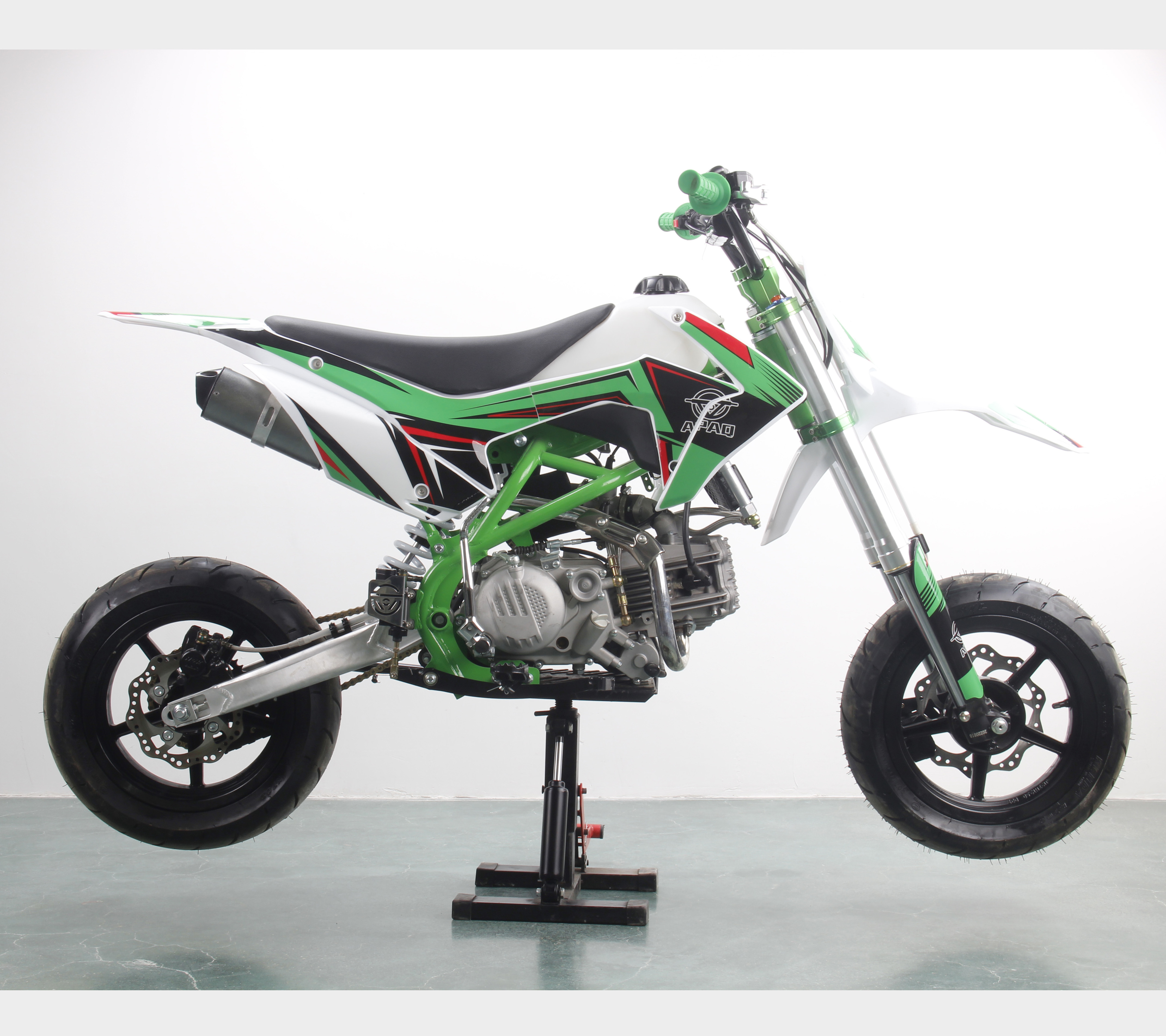 ZS 190cc motard pit bike 12/12inch slick tire pit dirt bike