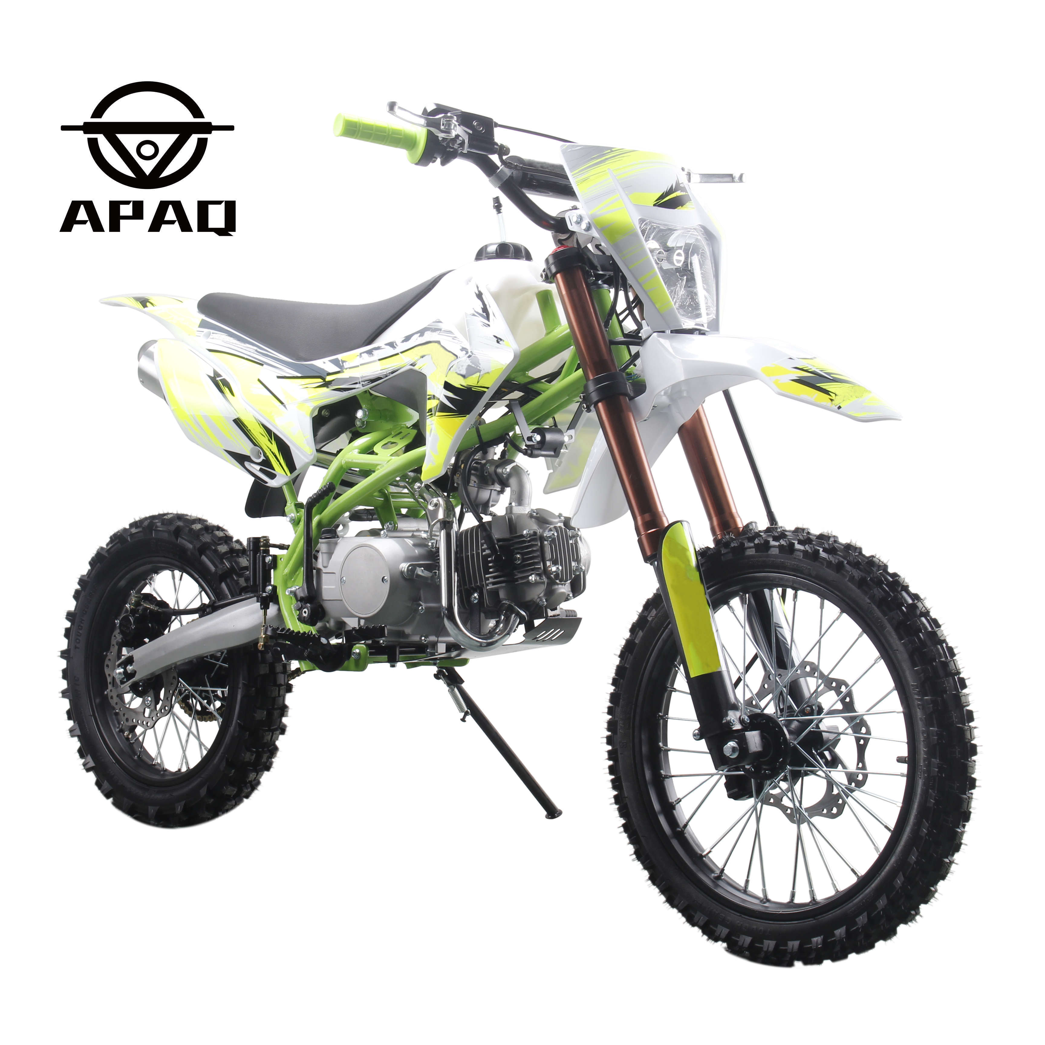 APAQ 125cc dirt bikes pit bike wit big size tyre for sale cheap with CE/EPA