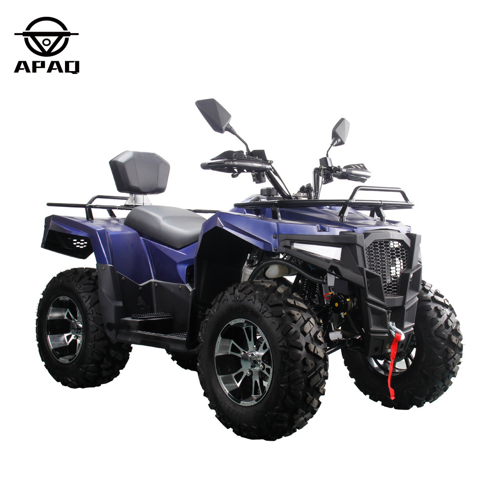 300cc Water Cooled Four Stroke CVT Engine Electric Start ATV 2023 APAQ for Adult Farm Quad