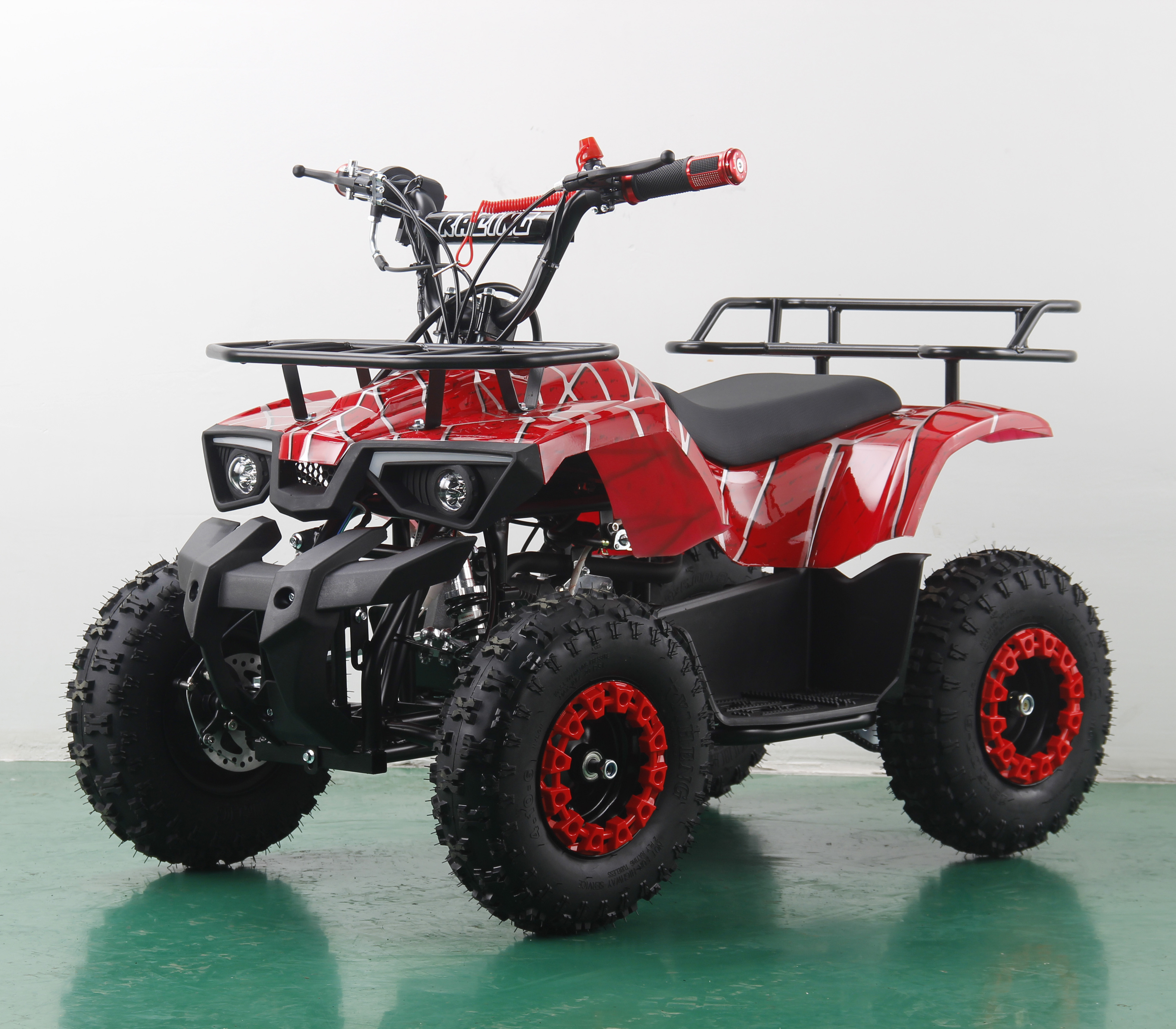 3 Speed Control Kids Electric ATV Quad Bike 36V 24V 350W 500W 800W 1000W Automatic Chain Drive Transmission Differential Disc