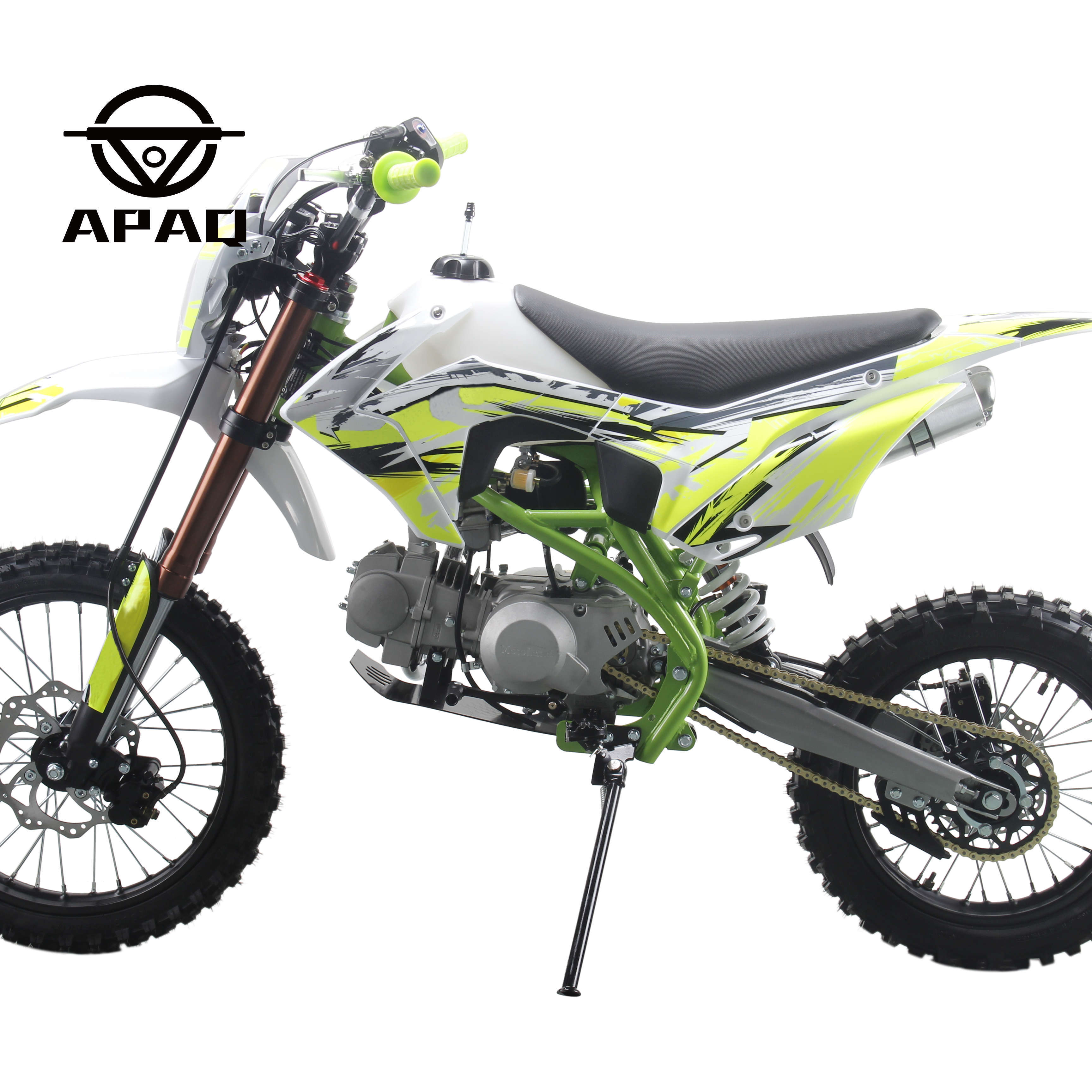 APAQ 125cc dirt bikes pit bike wit big size tyre for sale cheap with CE/EPA