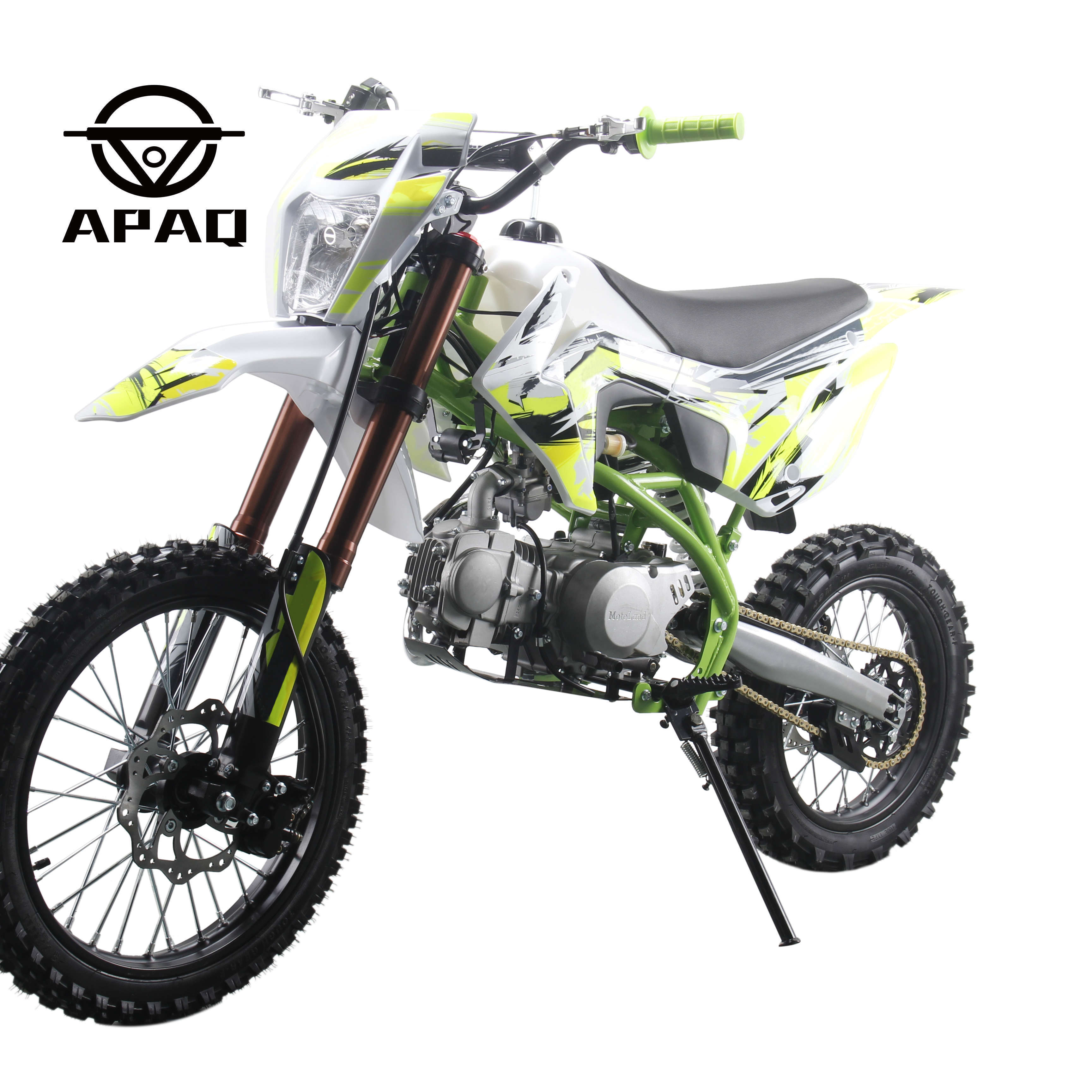 APAQ 125cc dirt bikes pit bike wit big size tyre for sale cheap with CE/EPA