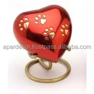 Multi color Custom design Keepsake Heart Cremation Urn Manufacturer High Quality Funeral supplies Casket coffins