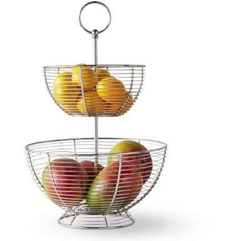 Made Of Copper Wire Fruit Basket Kitchen Accessories Table Decoration Fruit Serving Basket & Container In Cheapest Price