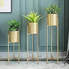 Hot Selling Flower Pot & Planter with Stand Modern Farmhouse 6 Tier Galvanized Metal Plant Stand