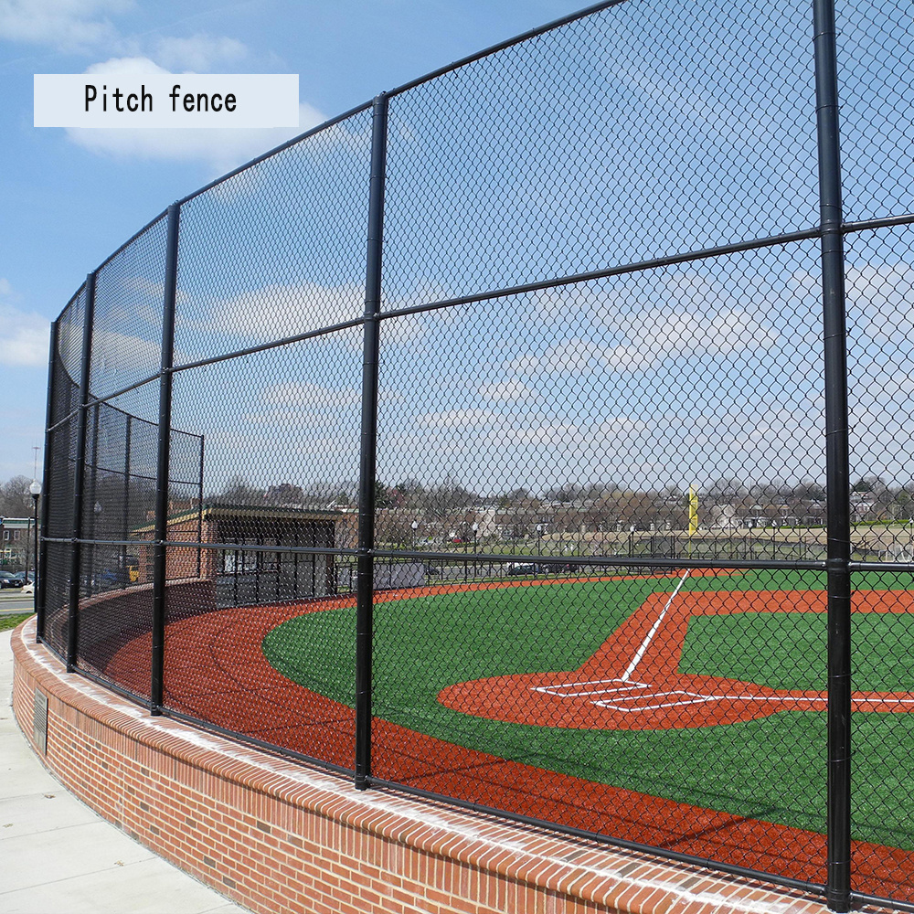 Galvanized 8ft 6ft Chain Link Fence Barbed Wire 100 ft Roll Cyclone High Industry Chain Link Fence Roll Philippines