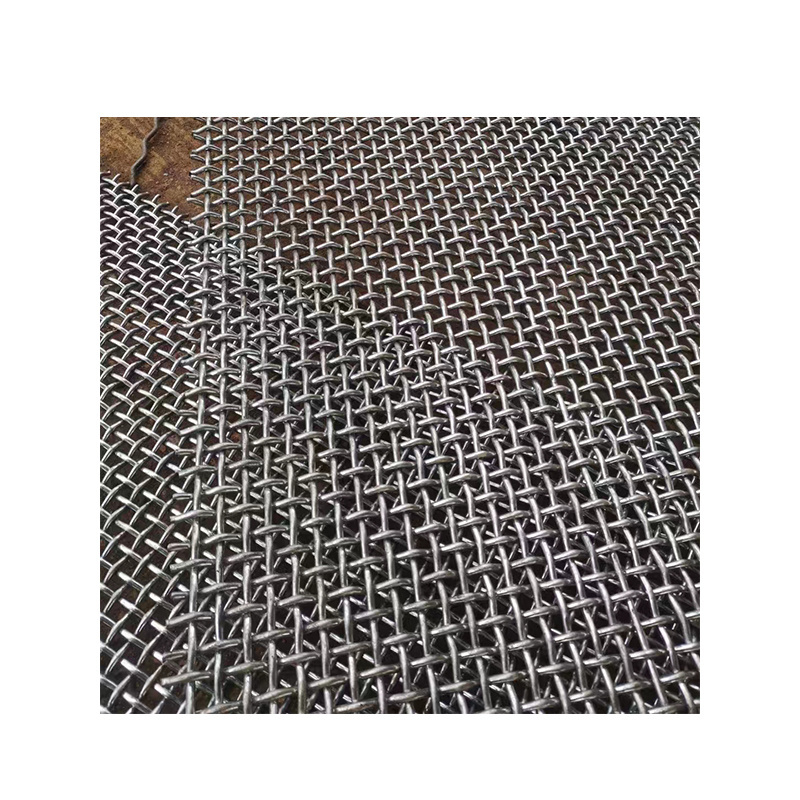 Crimp wire screen sand crusher hook vibration wire mesh