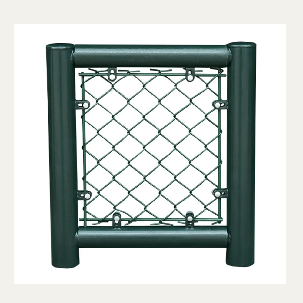 Saudi Arabia Cyclone wire galvanized movable chain link fence