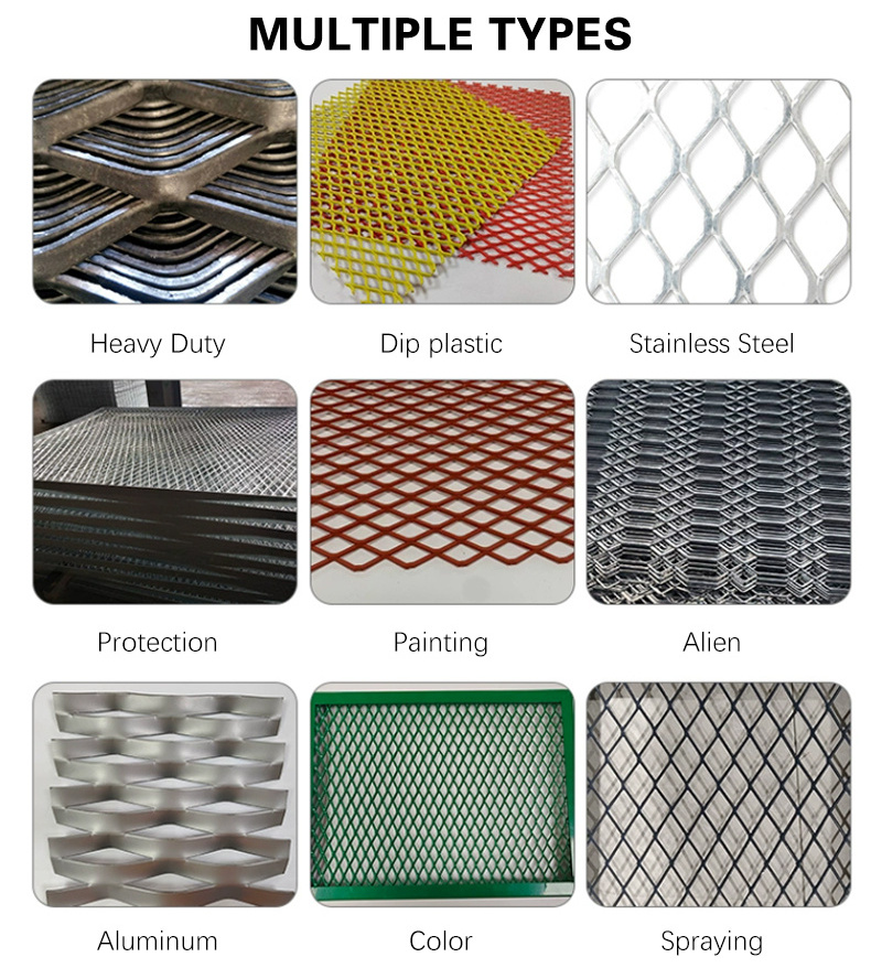 Expanded Metal Mesh Galvanized Iron Expanded Mesh For Gutter Guard Protection Fence Wire Mesh