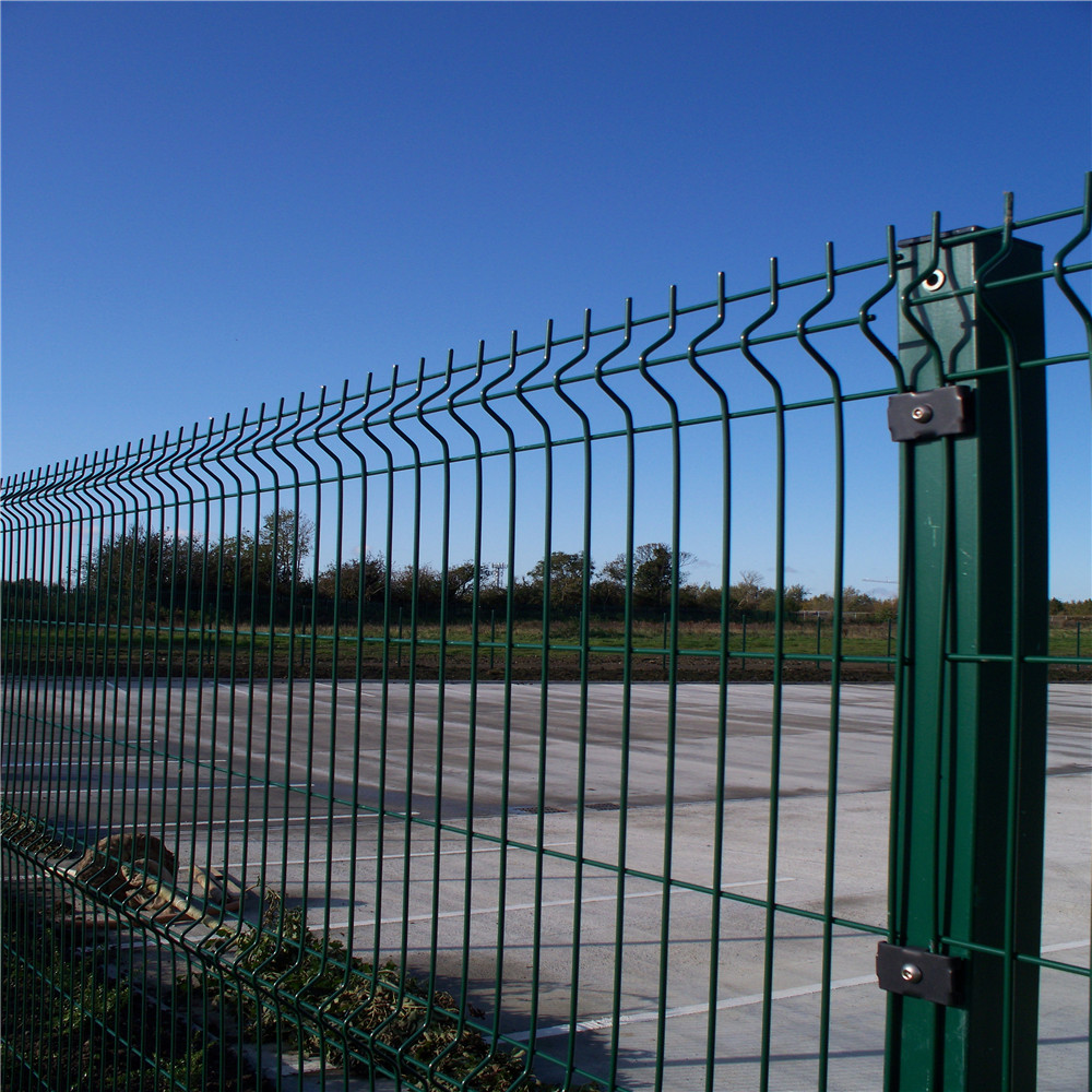 Fast supply speed garden fencing pvc coated galvanized welded 3d bending curved wire mesh fence