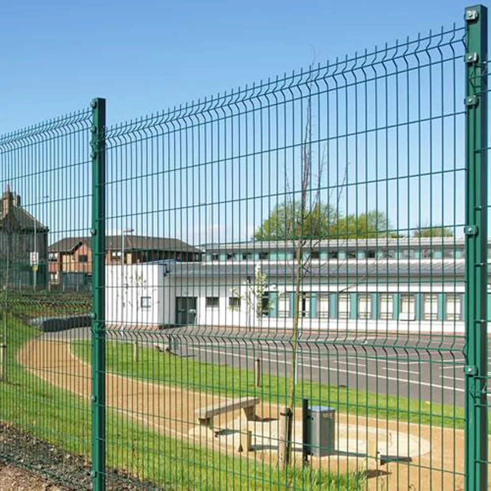 Fast supply speed garden fencing pvc coated galvanized welded 3d bending curved wire mesh fence