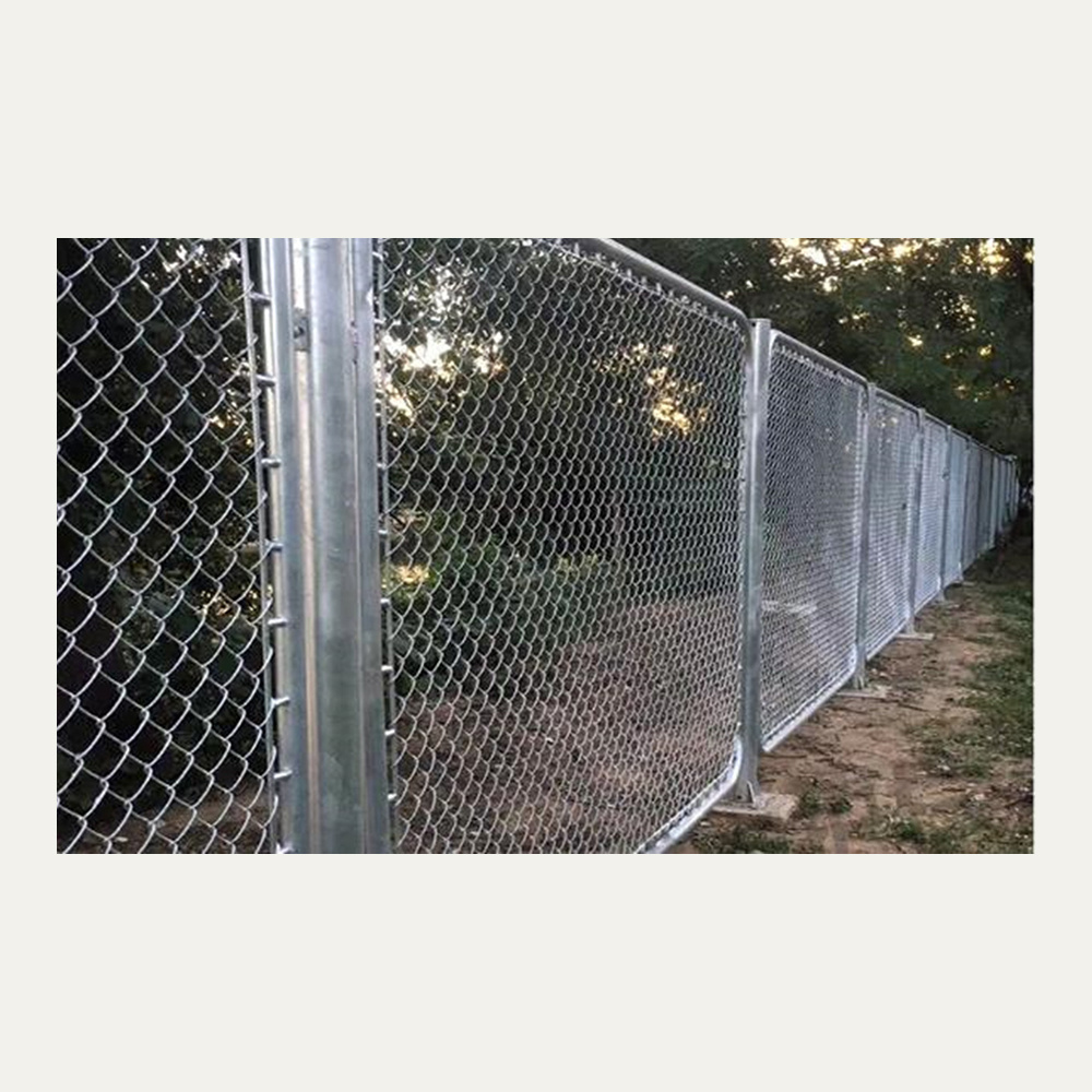 Easy to assemble PVC coated garden fence chain link fence