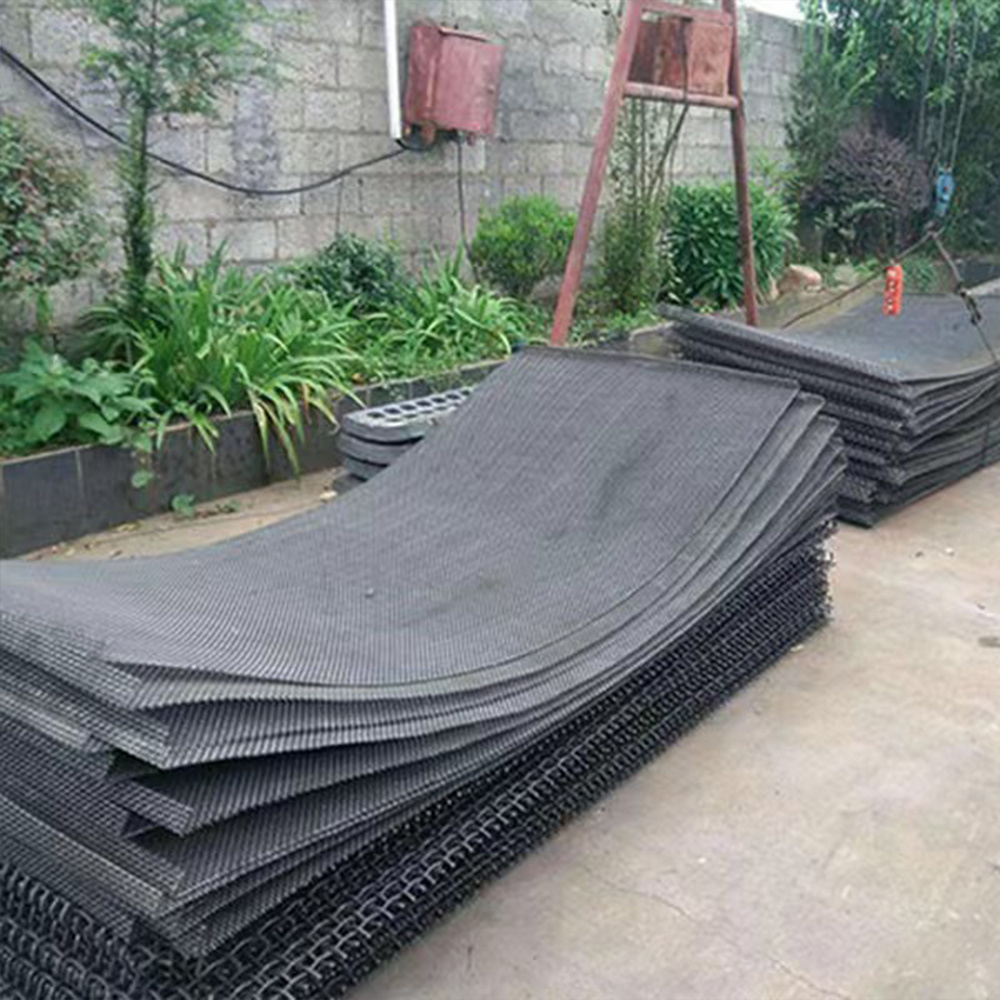 Crimp wire screen sand crusher hook vibration wire mesh