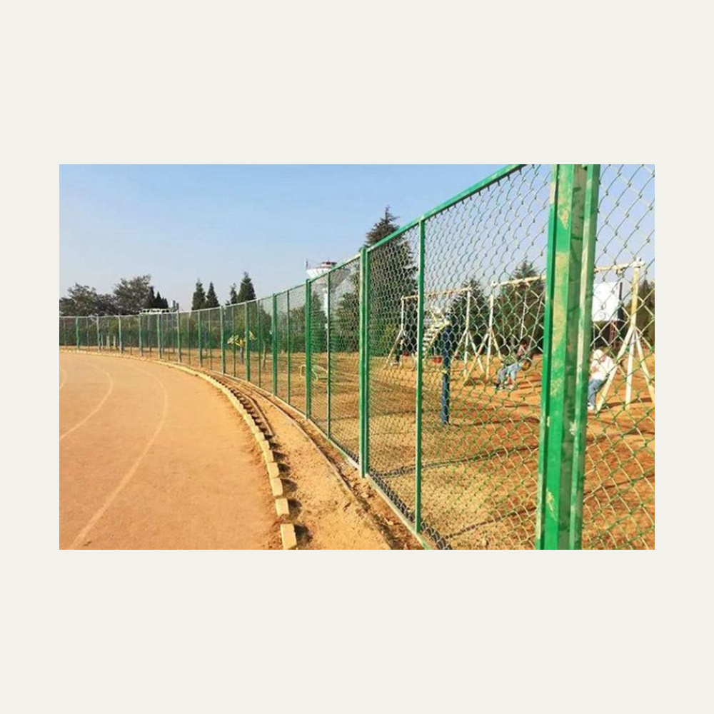 Easy to assemble PVC coated garden fence chain link fence