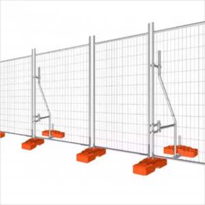 High Standard Customized Portable Event Security Fence Australia Construction Temporary Waterproof Galvanized Heras Panels