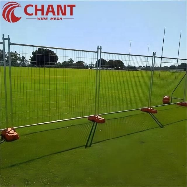 High Standard Customized Portable Event Security Fence Australia Construction Temporary Waterproof Galvanized Heras Panels