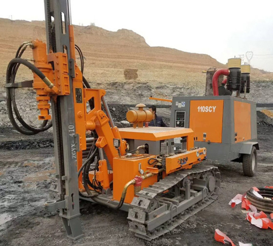 Mine borehole drilling machine drilling rig APCOM ZGYX 410F-1 ZEGA Kaishan borehole drilling rig portable crawler machine