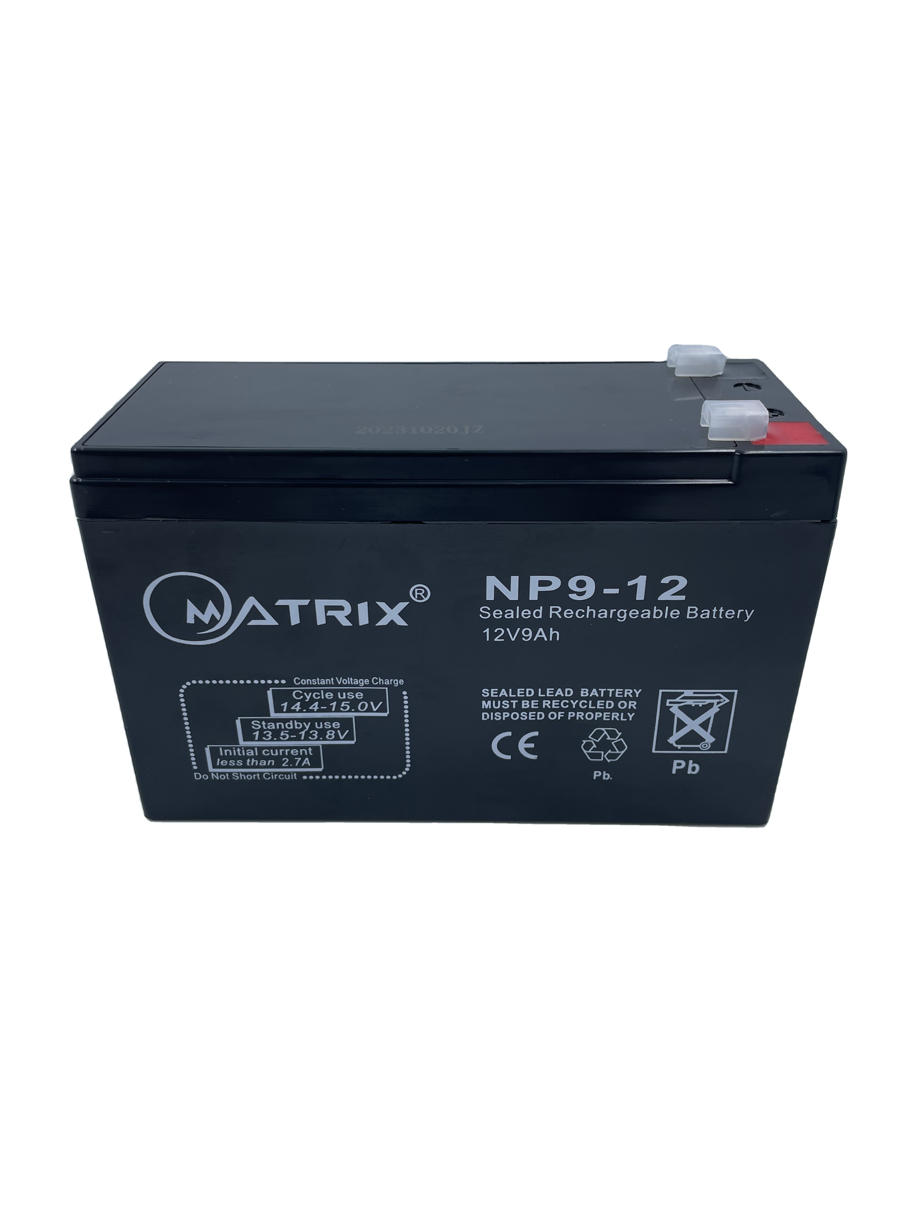 Matrix 12V9Ah Np9-12 Wholesale Sealed Cell Maintenance Free Elevator Emergency Light Lead Acid Battery