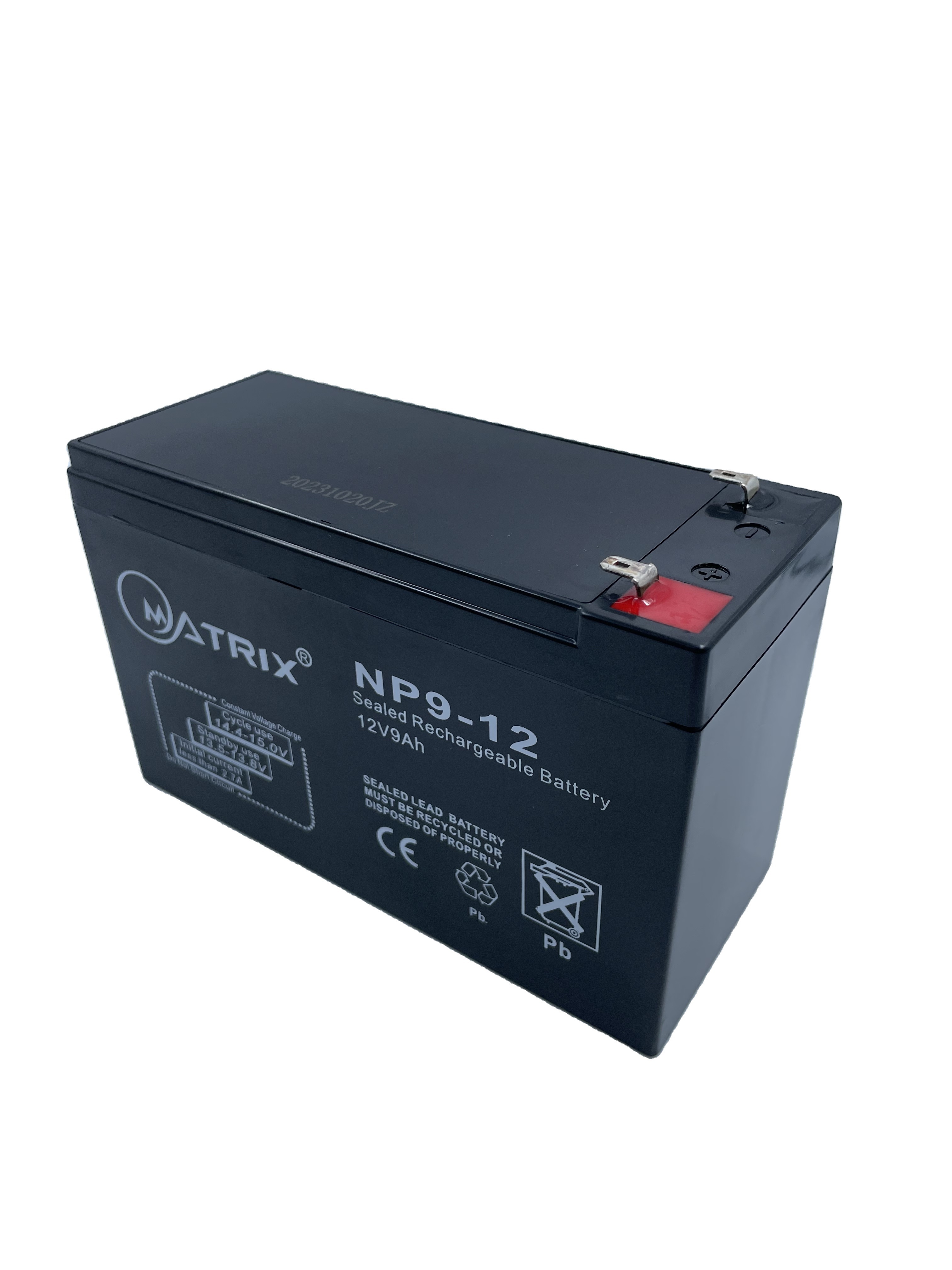 Matrix 12V9Ah Np9-12 Wholesale Sealed Cell Maintenance Free Elevator Emergency Light Lead Acid Battery