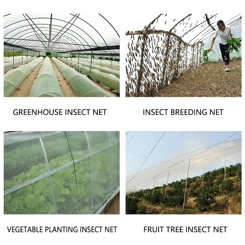 HDPE+UV Agricultural Greenhouse Plastic Insect Nets Mesh For Sale Garden Insect Netting 40 50 Mesh Protect Insect Proof Mesh Net