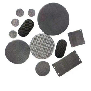 Stainless Steel 20 50 Micron Woven Mesh Filter Packs Filter Mesh Screen Disc for Plastic Extruder