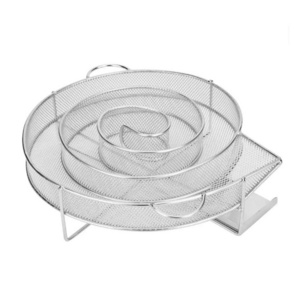 stainless steel barbecue pellet smoke box tray hot cold smoke generator net basket for food cold smoking