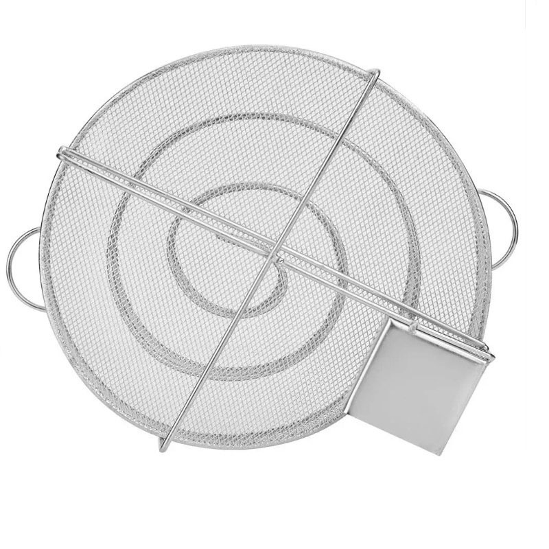 stainless steel barbecue pellet smoke box tray hot cold smoke generator net basket for food cold smoking